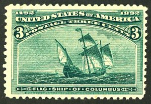 U.S. #232 MINT OG LH