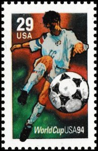 US 2837a World Cup USA 94 29c single (1 stamp) MNH 1994