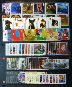 2010 Complete Commemorative Year Set (12 Sets) + M/Sheets (9) M/N/H - Face £130+