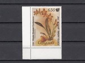 Guyana, Scott cat. 1851. 12th Orchid Conference issue. ^