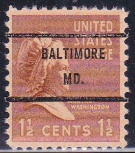 Precancel - Baltimore, MD PSS 805-71 - Bureau Issue