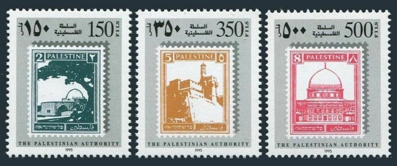 Palestinian Authority 27-29,MNH.Michel 30-32. Palestine stamps, 1995.