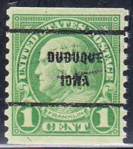 Precancel - Dubuque, IA PSS 597-61 - Bureau Issue