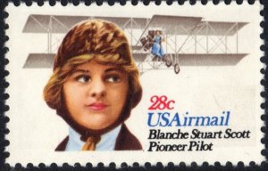 SC#C99 28¢ Blanche Stuart Scott (1980) MNH