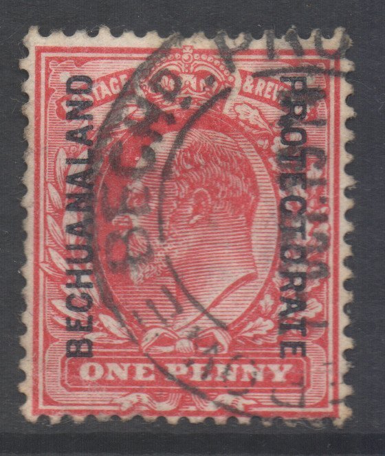 Bechuanaland Scott 77 - SG67, 1904 Edward VII 1d used