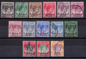 Straits Settlements       256 - 271     used with shades   missing some