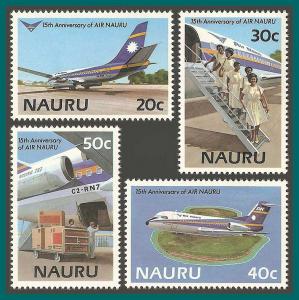 Nauru 1985 15th Air Nauru, MNH  303-306,SG318-SG321