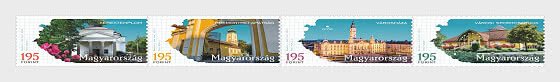 2021 Hungary  Regions & Towns IV (4) (Scott 4604-07) MNH