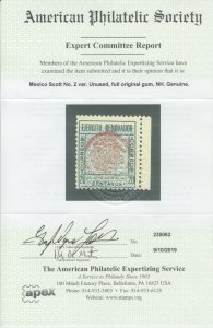 Mexico, Sinaloa, Sc 2 var. MNH. 1929 20c Coat of Arms with INVERTED CENTER, Cert