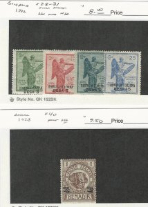 Somalia - Italy, Postage Stamp, #28-31, 40 Mint NH & LH, 1922-23, JFZ