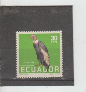 Ecuador  Scott#  636  MH  (1958 Condor)