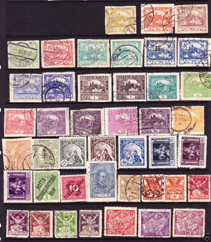 CZECHOSLOVAKIA 1918-1980s COLLECTION M & U