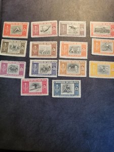 Stamps Bolivia 352-8, C150-6 hinged