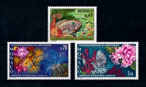 [99847] Monaco 1974 Marine life fish corals anemone  MNH