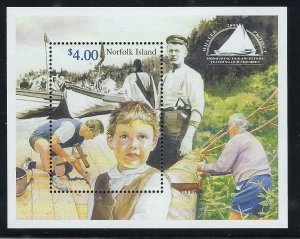 Norfolk Is 703 MNH 2000 Whaler Project (ak3532)