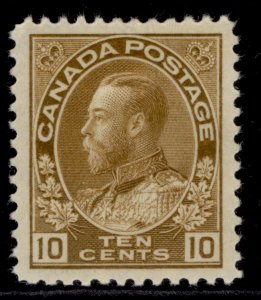 CANADA GV SG254, 10c bistre-brown, M MINT. Cat £29.