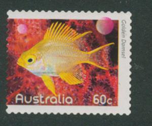 Australia SG 3418c  perf 12½  Used   Golden Damselfish