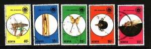 Kenya-Sc#655-9- id2-used set-Insects-ICIPE-1995-