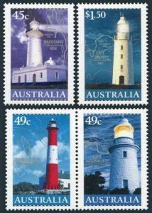 Australia 2047-2052,MNH. Lighthouses of Australia,Maps,2002
