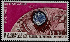 French Polynesia #C29 MNH Stamp - Telstar
