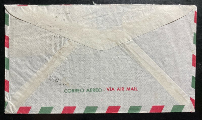 1947 Mexico City Mexico Czech Legation Airmail Cover To Prague Czechoslovakia 