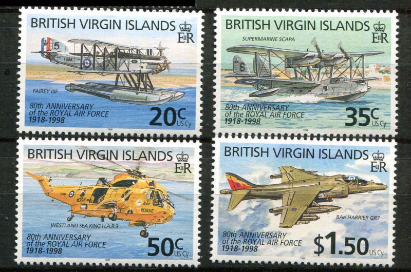 Virgin Islands # 879-882 Set MNH VF Royal Air Force