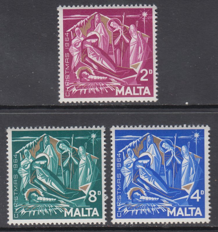 Malta 309-311 Christmas MNH VF