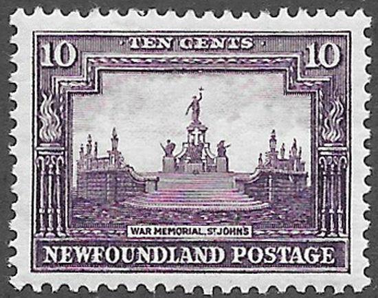 Newfoundland Scott Number 179 VF H