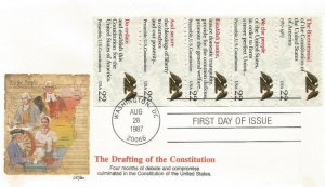 Drafting the Constitution strip fdc