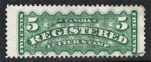 Canada - Registration Stamps - 5 Cents - VG Condition # F2 Used