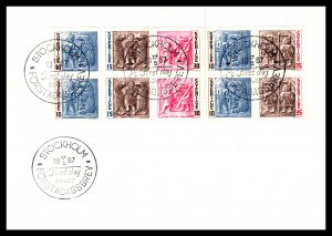 Sweden 730a U/A FDC