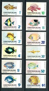 Christmas Island #22 - 33 Mint Lightly Hinged set of singles