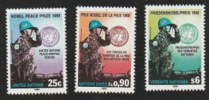 1989 U.N. Peacekeeping Force  NY548,G175,V90 MNH