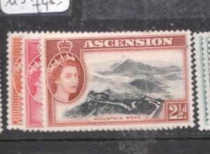 Ascension Island SG 59-61 MOG (9dfc)