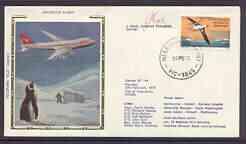 Australian Antarctic Territory 1978 Boeing 747 silk cover...