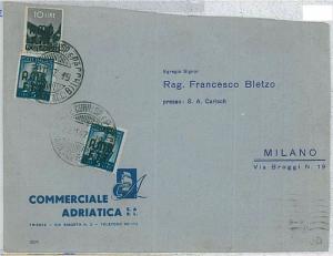 ITALY - TRIESTE A : Postal History - ENVELOPE 1947-