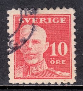 Sweden - Scott #142 - Used - Tiny, shallow thin UR cnr. - SCV $6.00