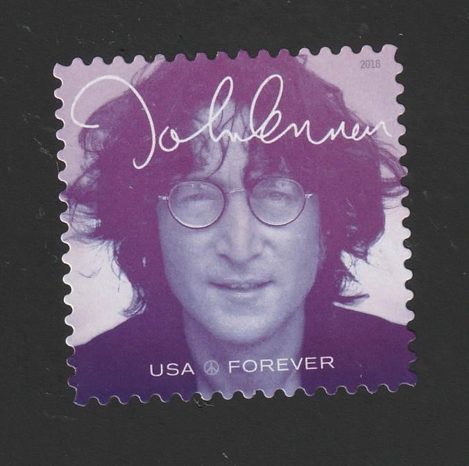 SC# 5314 - (50c) - Music Icon: John Lennon, 3 of 4 - used single