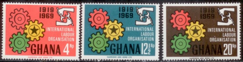 Ghana 1970 SC# 375-7 MNH-OG E28