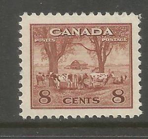 CANADA  256  MINT HINGED, FARM SCENE