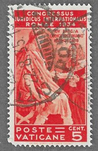 Vatican (1935) - Scott # 41,  Used