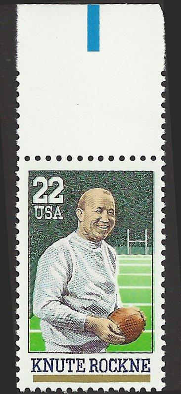 # 2376 MINT NEVER HINGED KNUTE ROCKNE