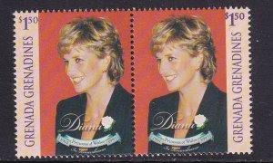 Grenada Grenadines  #2055  MNH  1998 pair princess Diana