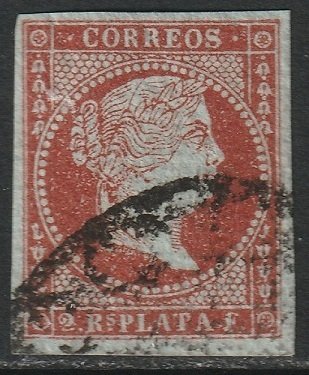 Cuba 1855 Sc 3 used