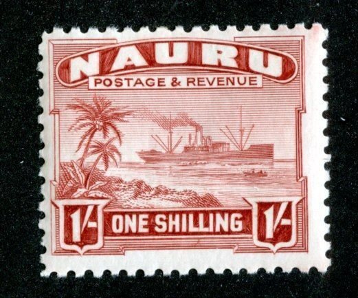 1924 Nauru Sc#27a MLH* ( 1842 BCX2 )