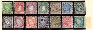 Ireland SC# 106-7, 137-8 SG# 111-22 Map & Symbols of Ireland SET Wmk 262 MH/MNH