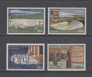 Cyprus Scott #237-240 MH