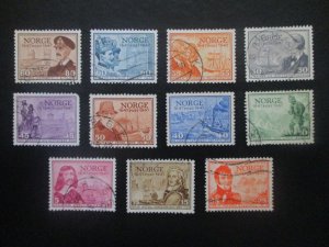 Norway #279-89 Used -WDWPhilatelic (H72) (1/26)