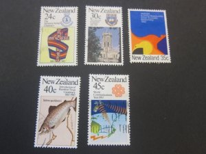 New Zealand 1983 Sc 771-75 set FU