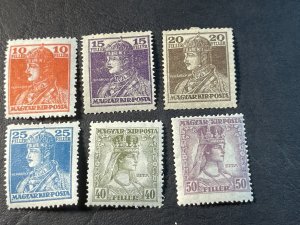 HUNGARY # 127-132--MINT/HINGED----COMPLETE SET----1918